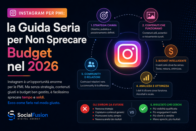 Instagram per PMI: Guida Seria al Budget nel 2026